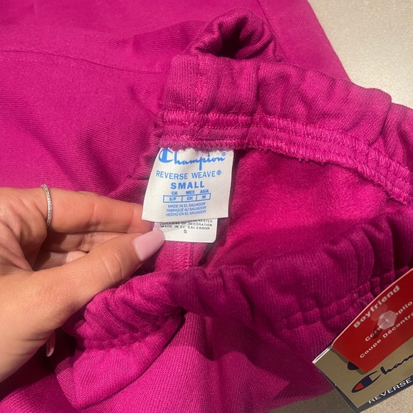 Pink champion bnwt reverse weave sweat pants never worn - Picture 5 of 5